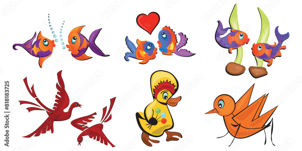 Beautiful Animals Vector Art Collection. Beautiful Animals Vector Art Collection.