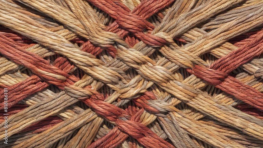 an intricate pattern made of strings, weaving through and overlapping each other to form a complex, yet harmonious design an intricate pattern made of strings, weaving through and overlapping each other to form a complex, yet harmonious design