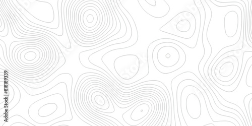 Topographic map background geographic line map with elevation assignments. The black on white contours vector topography stylized height of the lines map.	