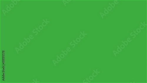 Animation video gas can sign on green screen background  photo