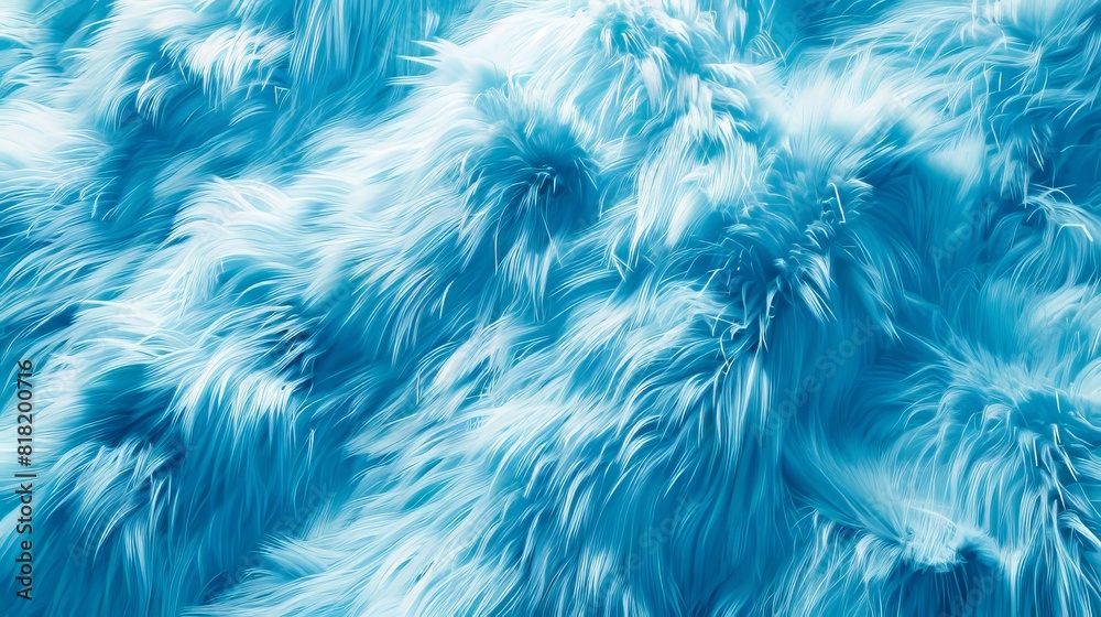 A close up of a blue furry texture. A close up of a blue furry texture.
