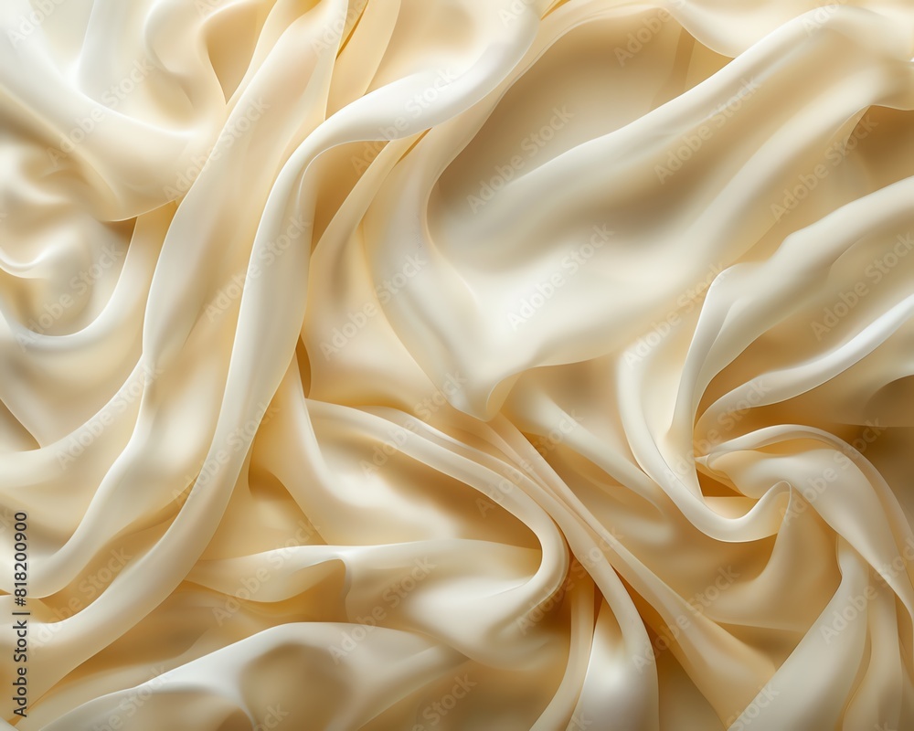 Luxury cloth background with drapery and wavy folds of ivory color Luxury cloth background with drapery and wavy folds of ivory color