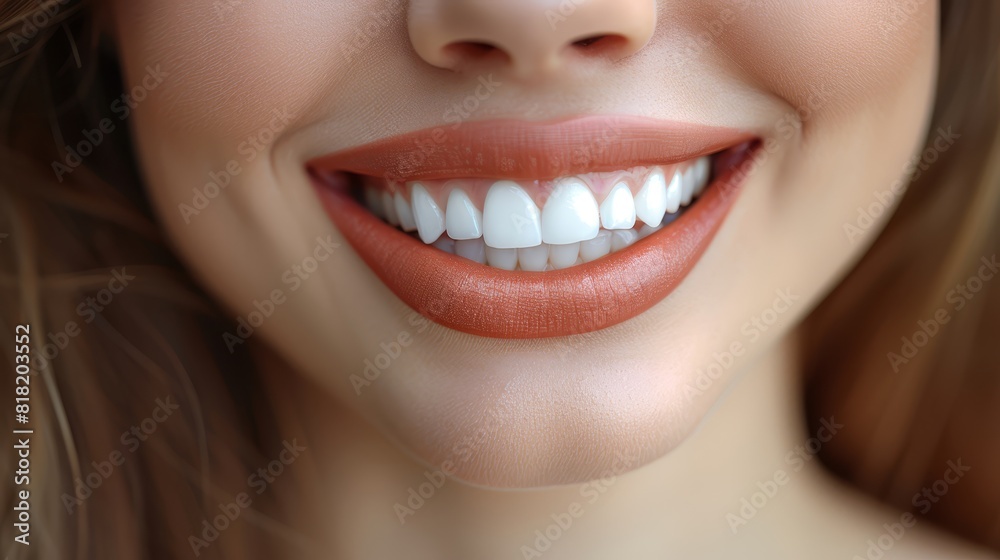 white teeth gleam in a broad smile, red lipstick accentuates full lips Long, golden locks fill the foreground white teeth gleam in a broad smile, red lipstick accentuates full lips Long, golden locks fill the foreground