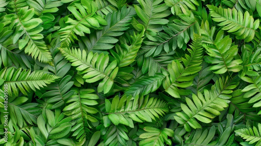  A tight shot of a verdant plant, adorned with an abundance of green leaves atop and below