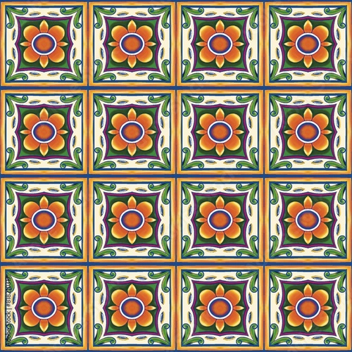 Geometric design fabric pattern, seamless, wallpaper, clothing, carpet, fiber, yarn and shawl. Asian Indian. Southeastern native cloth patterns. Abstract background.