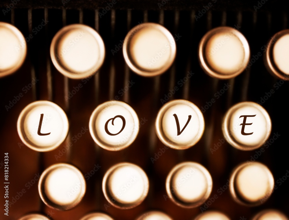 Love Spelled On Keys