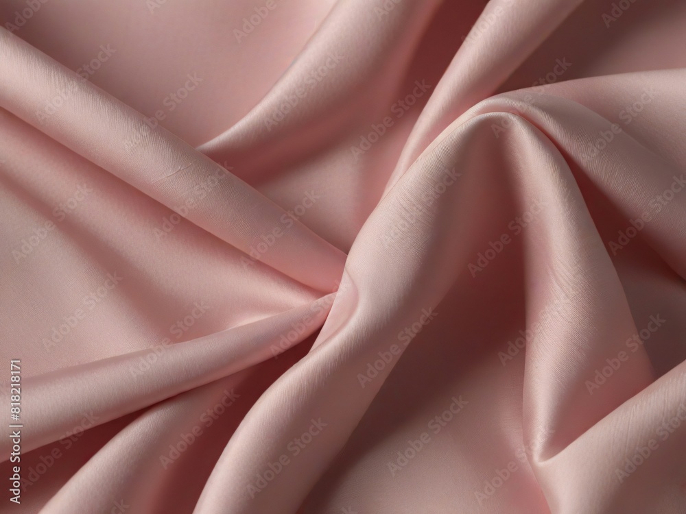 Fototapeta premium The flowing silk fabric