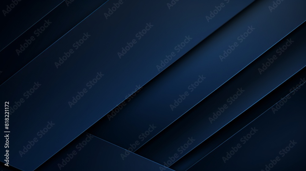 Modern dark blue abstract business background with geometric diagonal lines for presentations, banners, web designs, flyers, covers, posters, and slides
