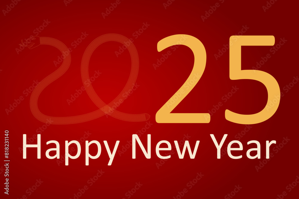 banner Happy Chinese new year 2025. Year of snake. Vector illustration. snake zodiac banner Happy Chinese new year 2025. Year of snake. Vector illustration. snake zodiac
