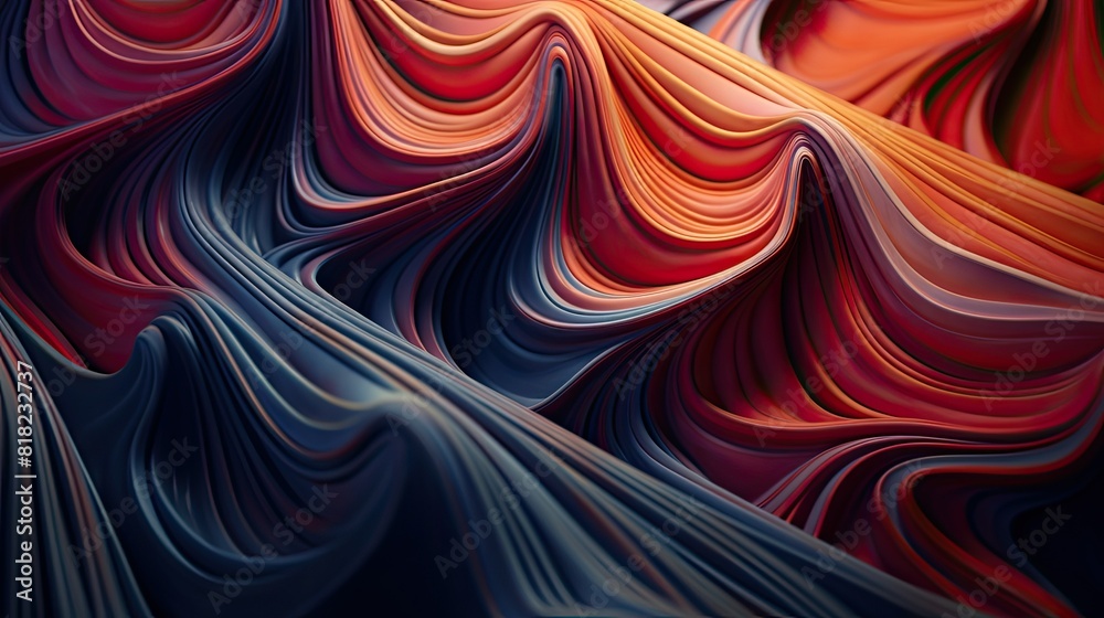 Macro shot of abstract wavy patterns formed by pouring liquid soap Macro shot of abstract wavy patterns formed by pouring liquid soap