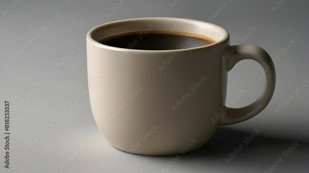 A cup of coffee with copy space for an image A cup of coffee with copy space for an image