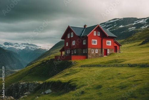 House in the Countryside, beatiful landscape.