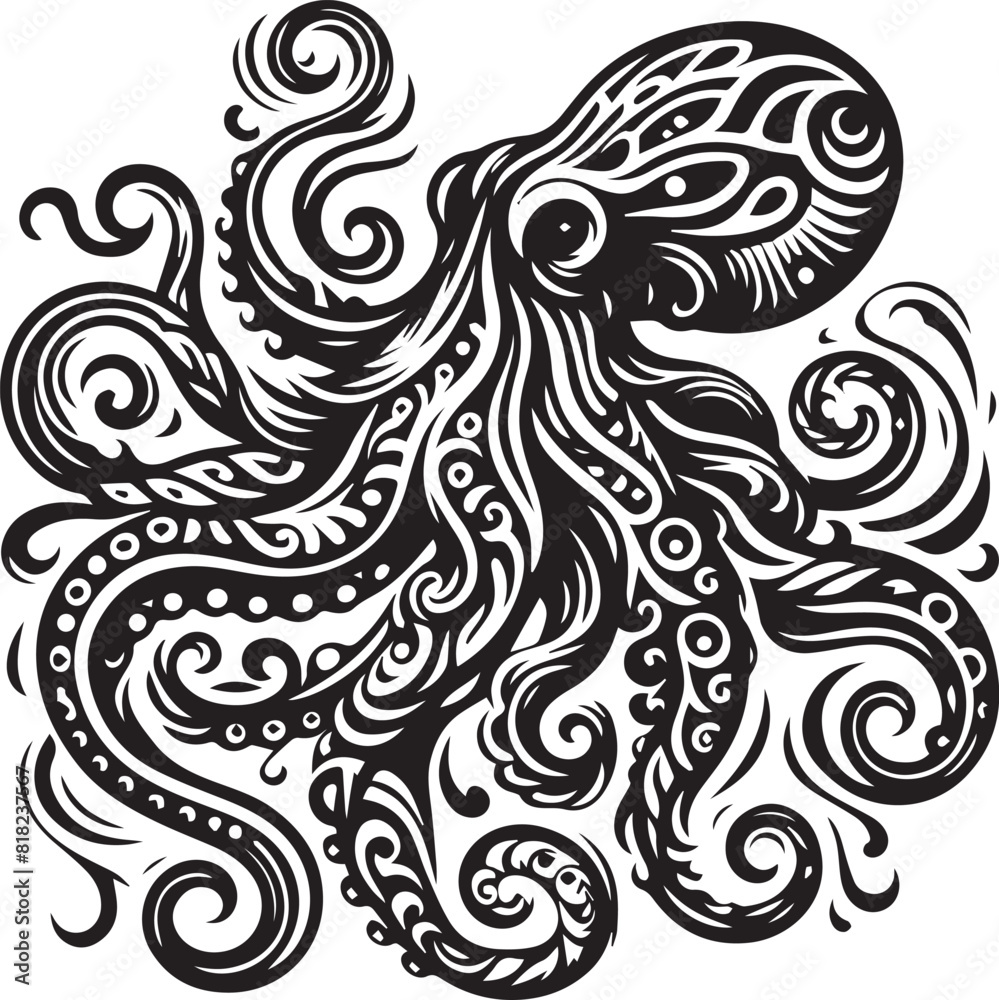 octopus illustration Vector octopus illustration Vector