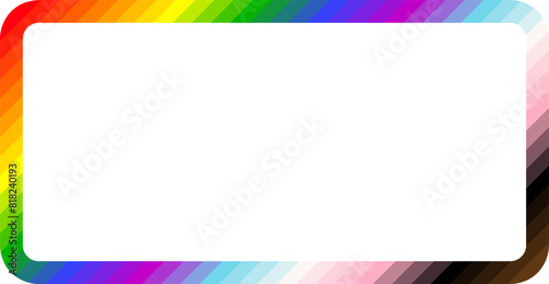 LGBTQ+ Pride Flag color Photo Frame