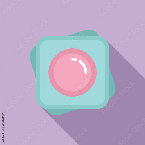 Elegant minimalist vector embryo icon illustration with soft pastel colors. Trendy contemporary design. And stylish modern graphic elements. Representing the concept of fertility. Life