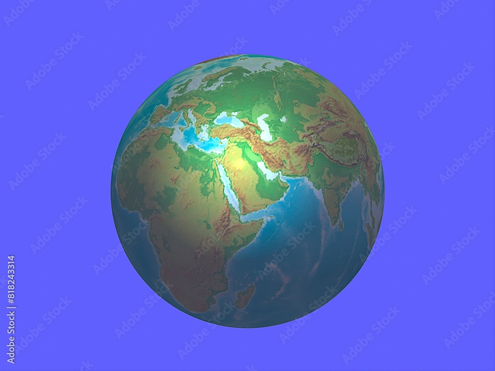 Fototapeta premium 3D Globe