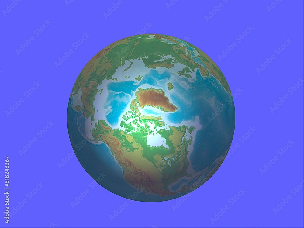 Fototapeta premium 3D Globe
