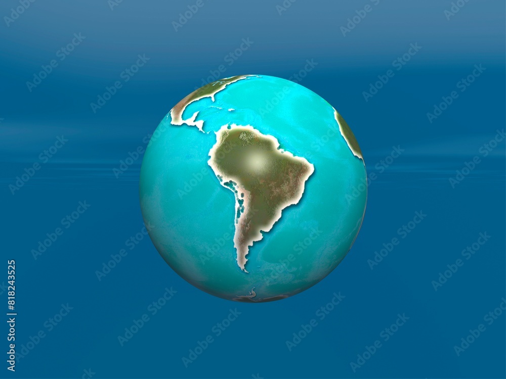 Fototapeta premium 3D Globe