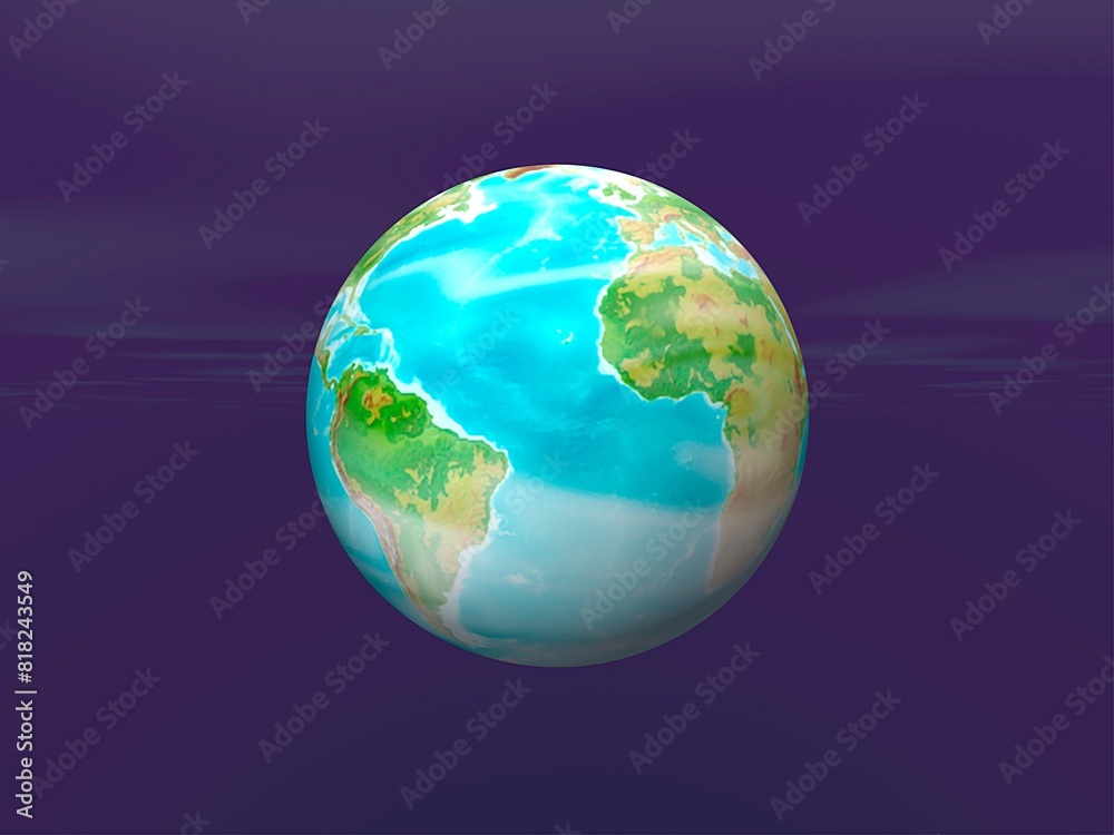 Fototapeta premium 3D Globe
