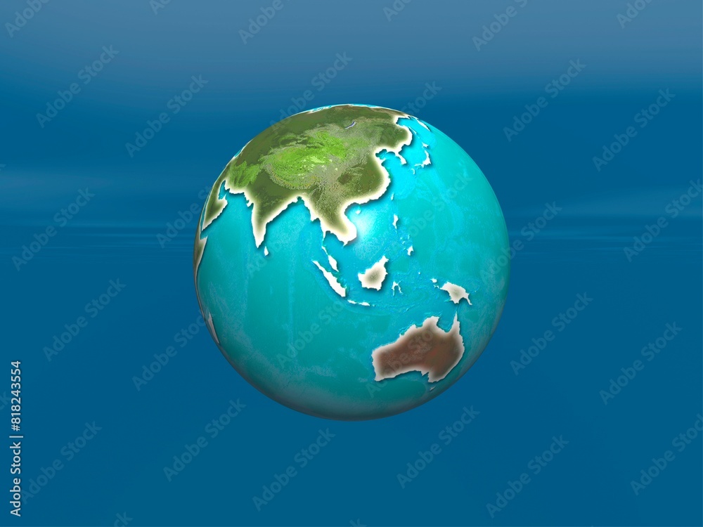 Fototapeta premium 3D Globe