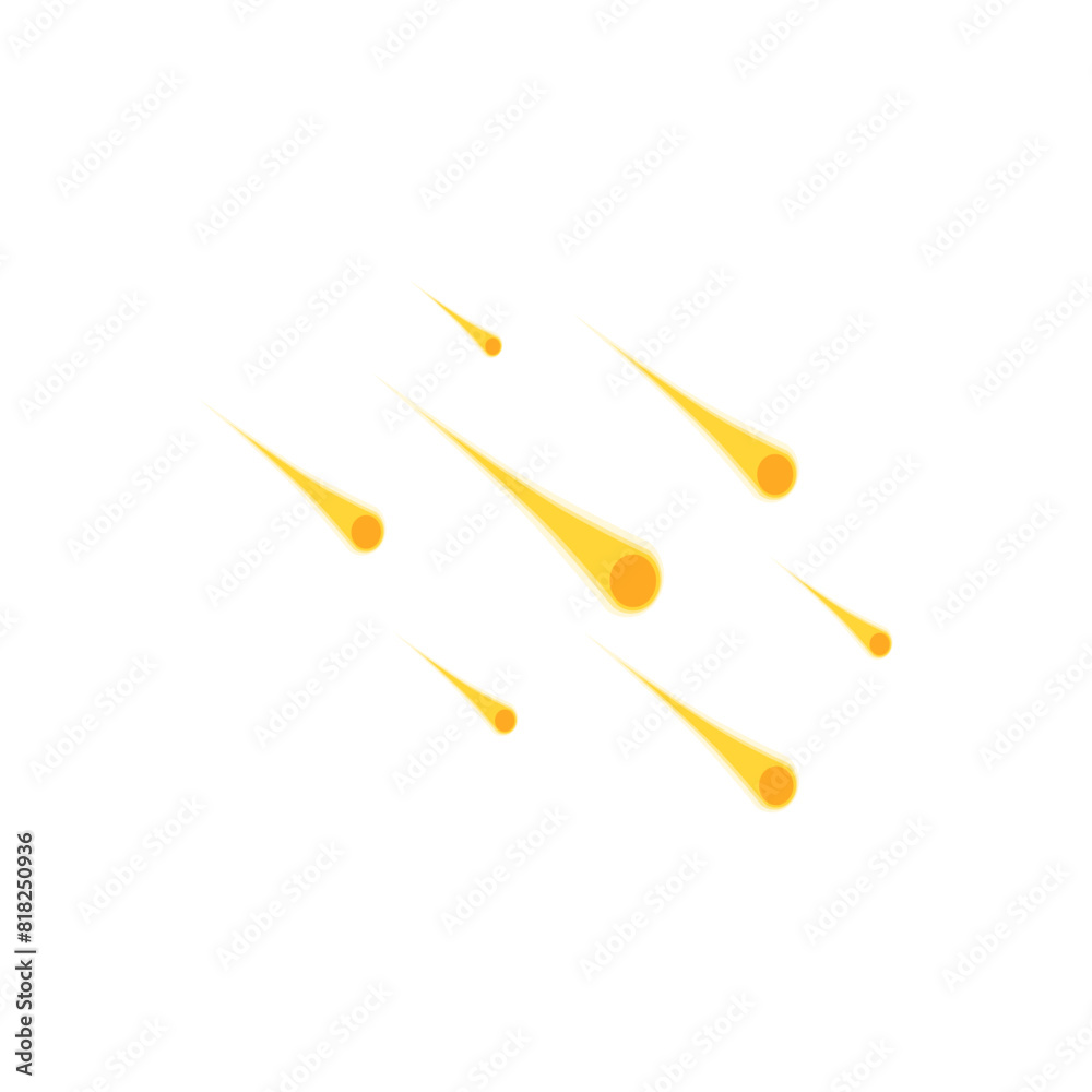 Falling Meteor Space Element Falling Meteor Space Element