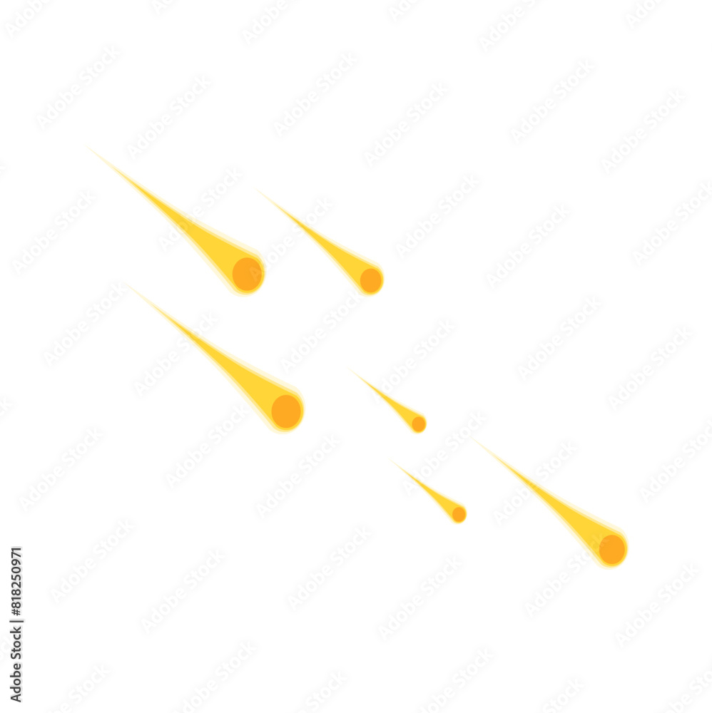 Falling Meteor Space Element Falling Meteor Space Element