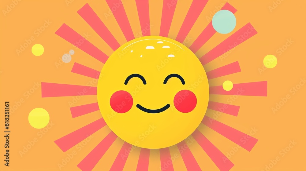 happy smile flat design top view emoji cartoon drawing Analogous Color Scheme happy smile flat design top view emoji cartoon drawing Analogous Color Scheme