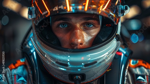 portrait of a person in a helmet  © IYIKON
