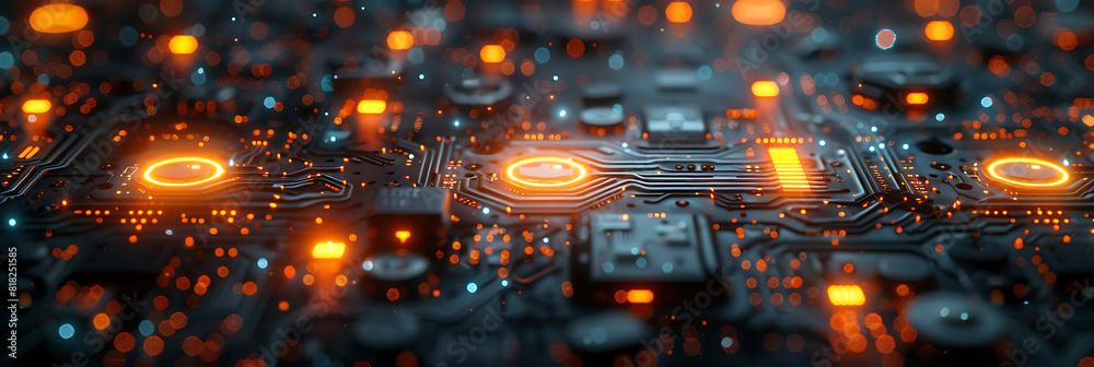 Innovative Concept Background with Technology Integration Innovative Concept Background with Technology Integration
