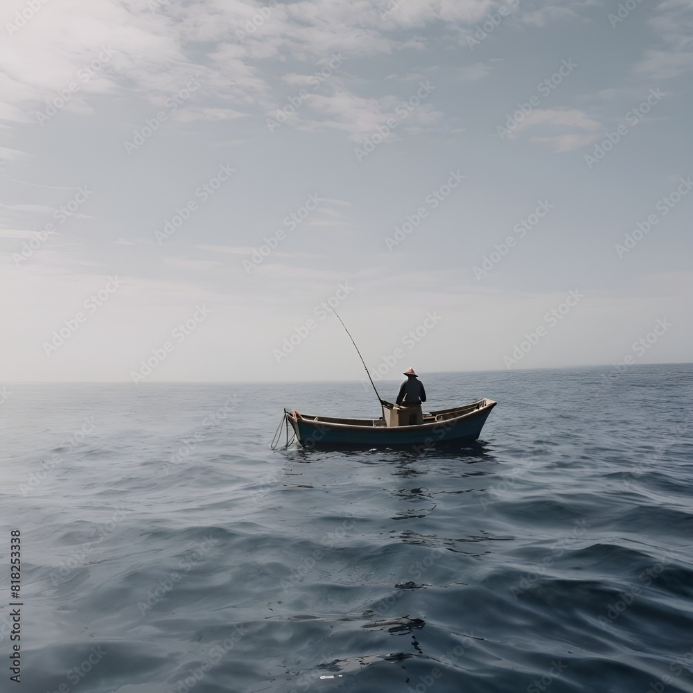 fishing boat in the sea