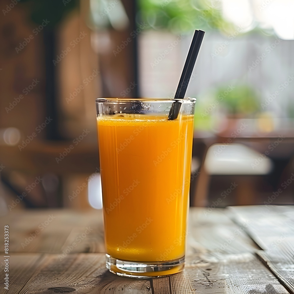 a glass of refreshing juice , Generative AI a glass of refreshing juice , Generative AI