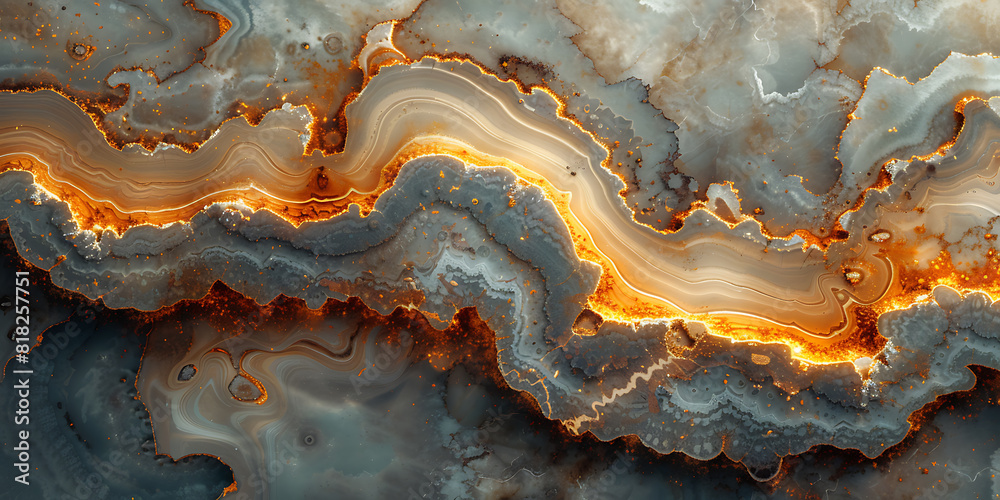 Fototapeta premium Stylized Technology Background with Abstract Textures