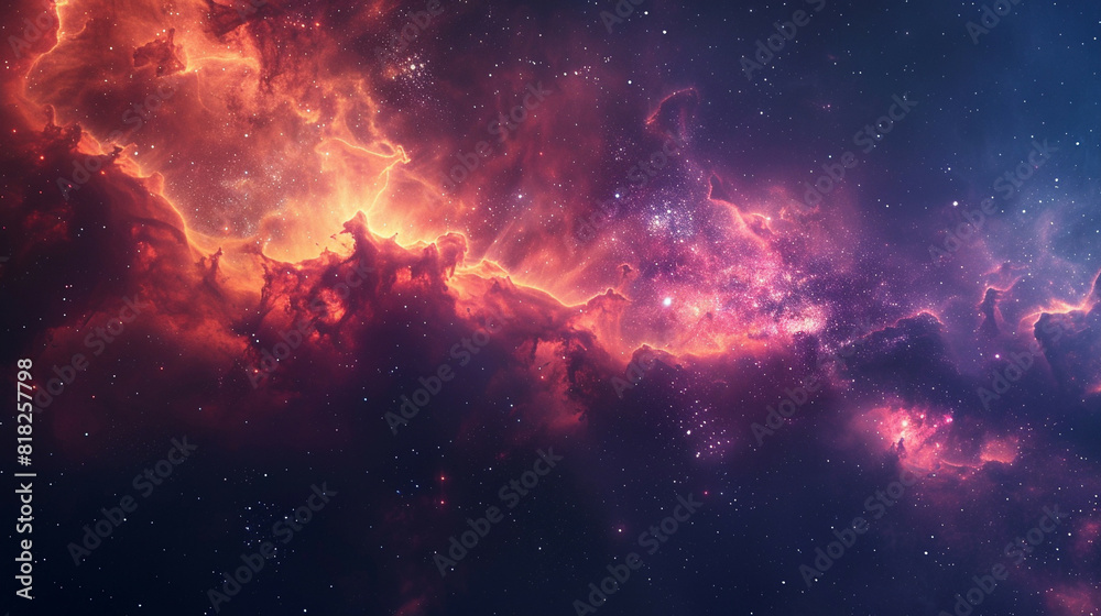 Exploring the Colorful Cosmos Delving into Space -Galaxies - Clouds and Nebulas