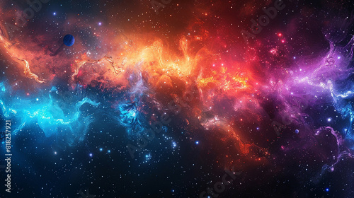 Exploring the Colorful Cosmos Delving into Space -Galaxies - Clouds and Nebulas