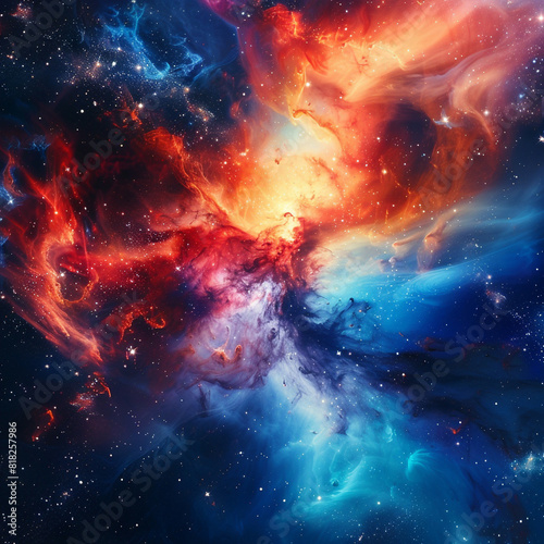 Exploring the Colorful Cosmos Delving into Space -Galaxies - Clouds and Nebulas