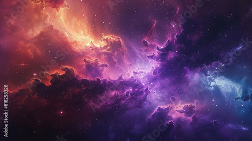 Exploring the Colorful Cosmos Delving into Space -Galaxies - Clouds and Nebulas