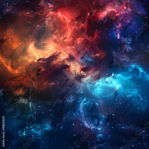 Exploring the Colorful Cosmos Delving into Space -Galaxies - Clouds and Nebulas