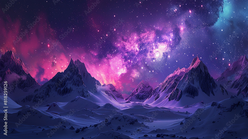 Fantasy Starry Night Sky in Blue and Purple A Magical Journey Through Celestial Colors and Dreamlike Landscapes Fantasy Starry Night Sky in Blue and Purple A Magical Journey Through Celestial Colors and Dreamlike Landscapes