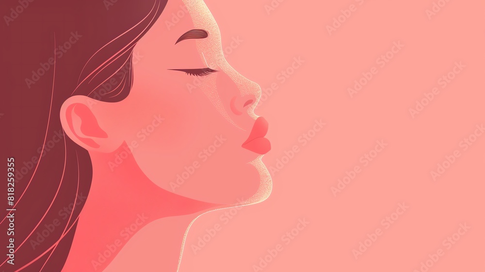 shy smile flat design side view blush animation Tetradic color scheme shy smile flat design side view blush animation Tetradic color scheme