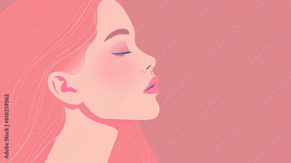 shy smile flat design side view blush animation Tetradic color scheme shy smile flat design side view blush animation Tetradic color scheme