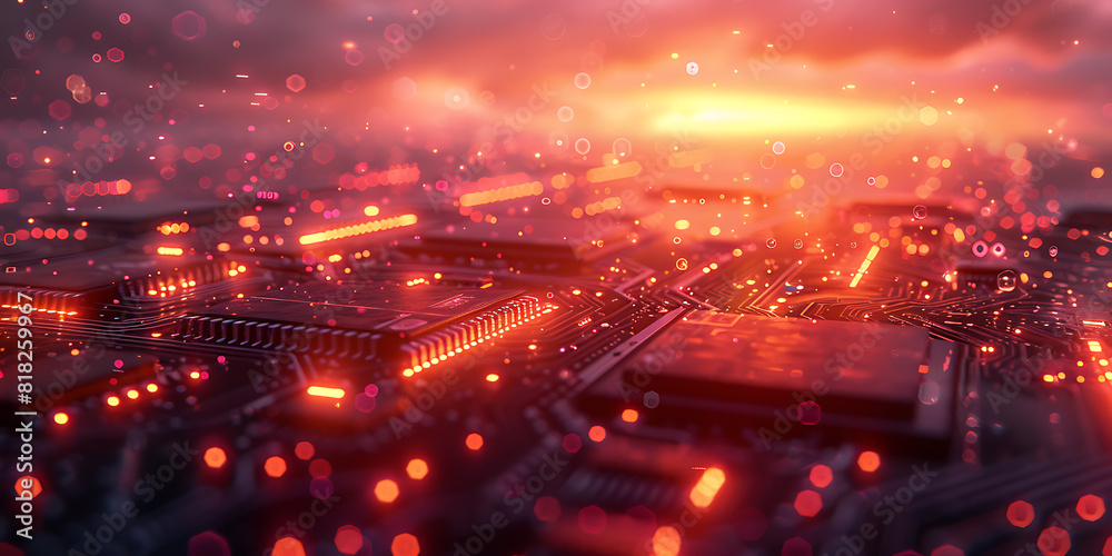 Fototapeta premium Intersection of Creativity and Innovation