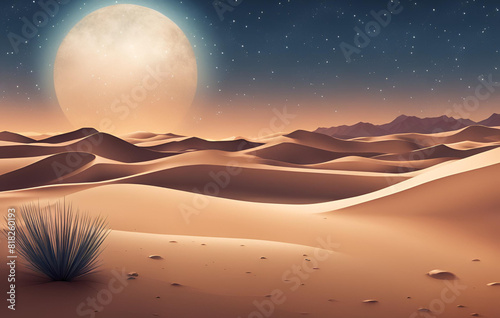 Beautiful Sahara Desert
 photo