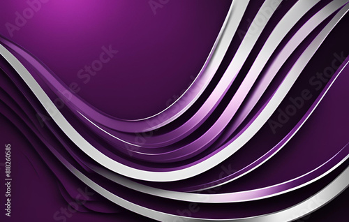 Purple abstract background with curves Trendy geometric design stock illustration 