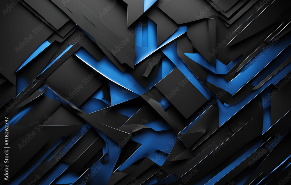 Black and blue metallic background
Black and blue metallic background