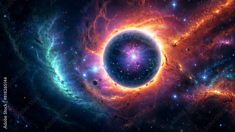 A breathtaking space nebula galaxy A breathtaking space nebula galaxy