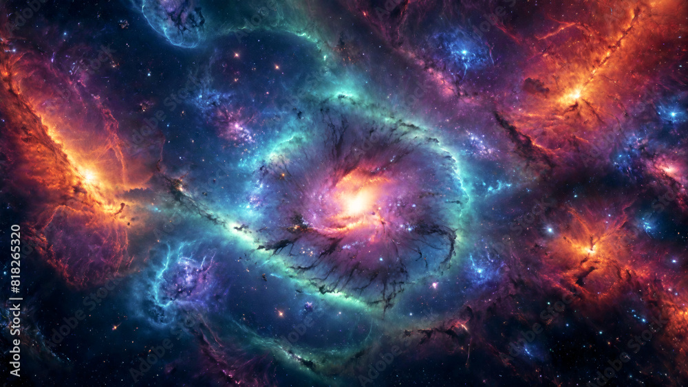 A breathtaking space nebula galaxy A breathtaking space nebula galaxy