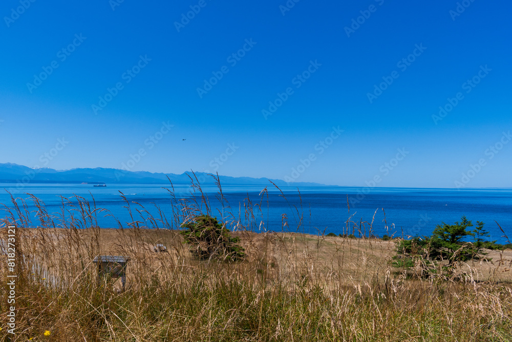 Beautiful Fort Ebey State Park Overlooking Admiralty Inlet Beautiful Fort Ebey State Park Overlooking Admiralty Inlet