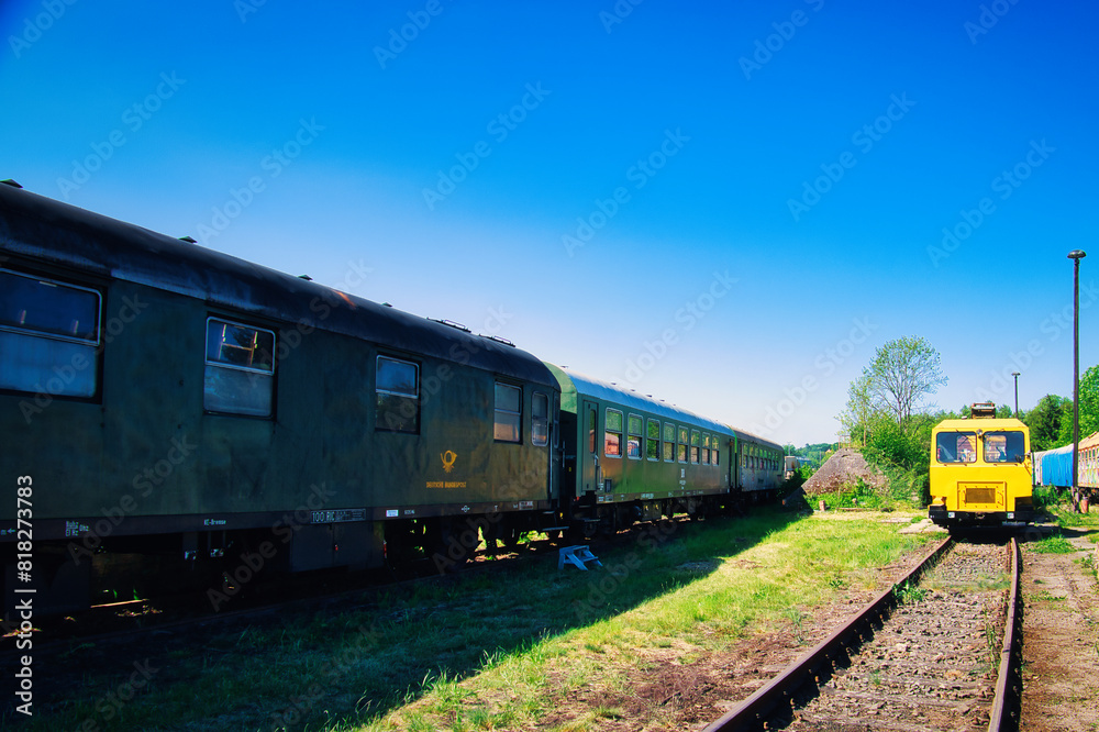 Naklejka premium alte lokomotive