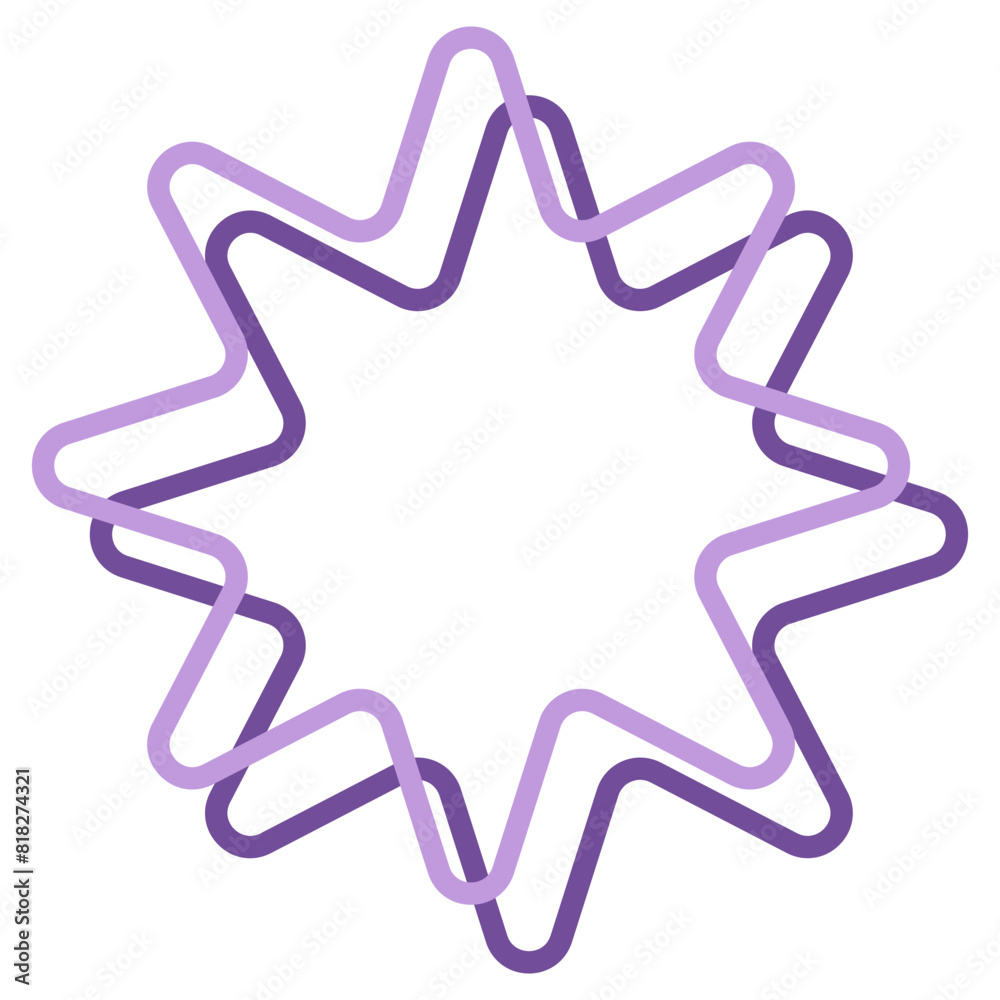 Star line icon. Vector illustration. Star line icon. Vector illustration.