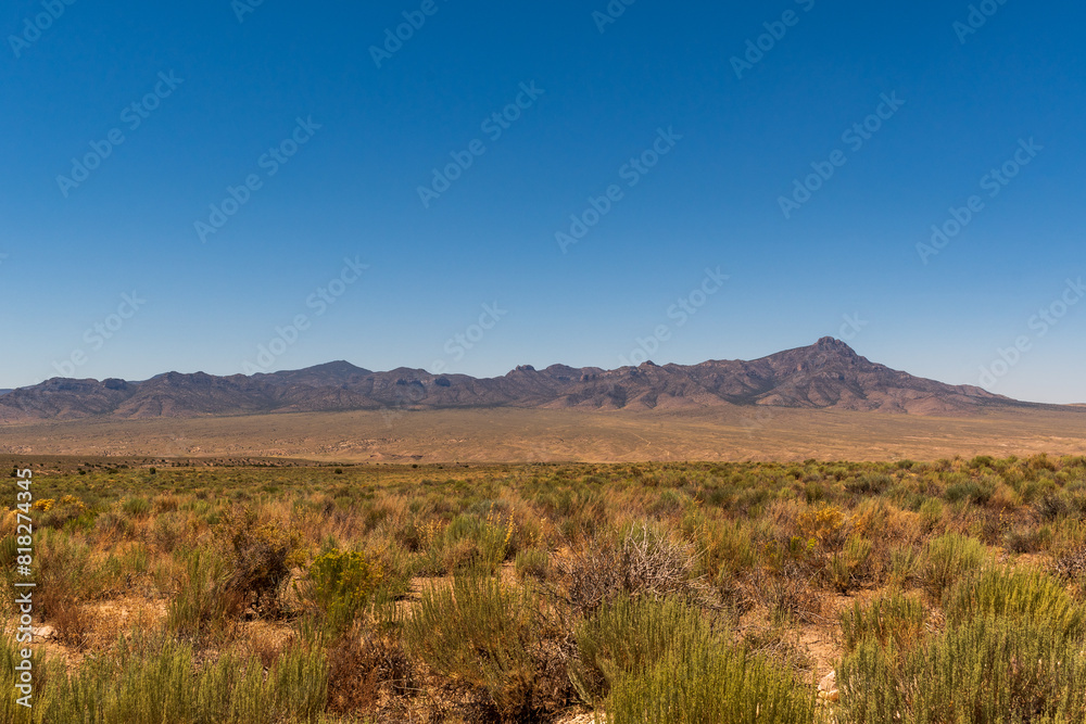 Beautiful Nevada Open Space Mountains in Summer